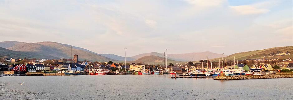 Dingle harbour from the sea
